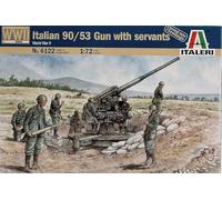 Italeri, 6122S 2nd World War, 90/53, gun with servants
