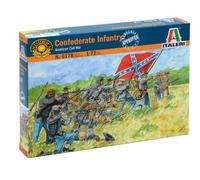 Italeri 1/72 Confederate Infantry # 6178, Brown