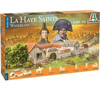 ITALERI 6197S 1:72 Battle Set Waterloo La Haye Sainte, True-to-Original Replica, Model Making, Crafts, Hobbies, Gluing, Plastic Construction Kit, Assembly, Multi-Coloured