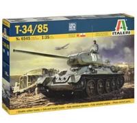 Italeri 6545 T-34/85 With Interior Detail + Photo Etched Parts 1/35 Military Kit