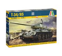Italeri 6545 T-34/85 With Interior Detail + Photo Etched Parts 1/35 Military Kit