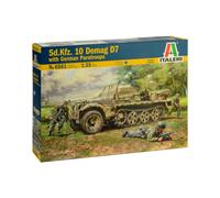 1:35 Italeri Sd.Kfz. 10 Demag D7 With German Paratroopers KIT IT6561 Model