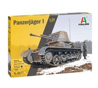 ITALERI 6577S 1:35 Ger Hunter Building, Construction, Stand Model Making, Crafts, Hobbies, Gluing, Plastic, Detailed Tank kit, Military, Multicoloured