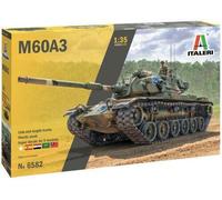 ITALERI 6582S 1:35 M60A-3 Combat Tank, Building, Construction, Stand Model Making, Crafts, Hobby, Gluing, Plastic Kit, Detailed