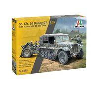 Italeri Sd. Kfz. 10 Demag D7 Half Track Military Vehicle Model Kit Scale 1:35