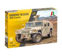 ITALERI 6598 1:35 HMMWV M966 Tow Carrier-Faithful Replica, Building, Plastic, Military Kit, Standing Model