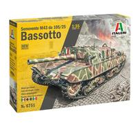 ITALERI 6751 Self-Propelled M43 105/25 Dachshund Model Kit/Model Plastic Model to Assemble 1:35 Scale