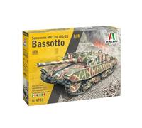 ITALERI 6751 Self-Propelled M43 105/25 Dachshund Model Kit/Model Plastic Model to Assemble 1:35 Scale