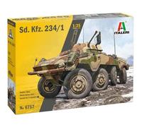 Italeri 6757 Sd.Kfz. 234/1, 1:35 Scale, Plastic Model Kit/Model Assembly