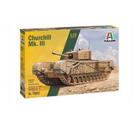 Italeri 7083S 1:72 Brit. Churchill Mk. III, Construction, Stand Mode (US IMPORT)