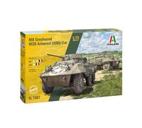Italeri 7087 M8 Greyhound / M20 1:72 Scale Plastic Model Kit/Model Assembly