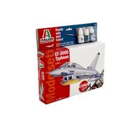 Model Set Starter Kit - EF-2000 Typhoon Fighter 1:72 Plastic Model Kit ITALERI