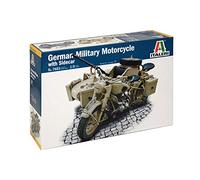 BMW R75 WITH SIDECAR - MILITARY MOTOR BIKES 1/9 MODEL - ITALERI 7403