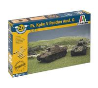 Italeri 7504 1/72 Pz.Kpfw.V Panther AusF G -Two Fast Assembly Models