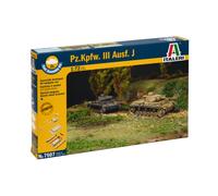 PZ.KPFW. III - MILITARY VEHICLES 1:72 FAST ASSEMBLY - Italeri 7507