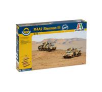 Italeri 1/72 (20mm) M4A2 Sherman Mk III (Fast Build x2)