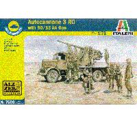 ITALERI 7512 1:72 8.8 cm. FLAK 37 AA Gun - FAST ASSEMBLY and 8 figures