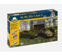 Italeri 1/72 Sd.kfz. 251/1 Ausf. C # 7516 - Plastic Model Kit