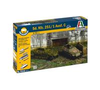 ITALERI 7516 MILITARY MODELS TANK SD.KFZ.251/1 AUSF.D (X2) 1/72