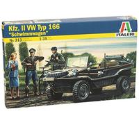 Italeri 313 Kfz. II VW Typ 166 "Schwimmwagen" 1:35 Scale Plastic Kit - T48 Post