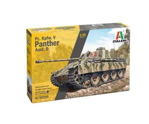 Italeri 90290 Pcs. Kpfw. V Panther Ausf. D, 1:35 Scale, Plastic Mode (US IMPORT)