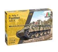 Italeri 90290 Pcs. Kpfw. V Panther Ausf. D, 1:35 Scale, Plastic Model Kit/Model Assembly