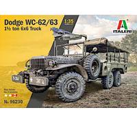 Italeri 96230 Dodge WC62 1 1⁄2 t 6x6 Truck, 1:35 Scale, Plastic Model Kit/Model Assembly
