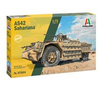 Italeri Plastic Model Kit AS 42 Sahariana 1:72 Scale Model Assembly