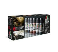 Italeri Acrylic Paint 00448 - Model Wash Set - 6x20ml