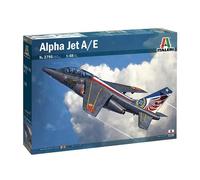 Italeri Alpha Jet A/E 2796S 1:48 Model Building Kit Stand Model Craft Hobby Adhesive Plastic Construction Kit Detailed Unpainted