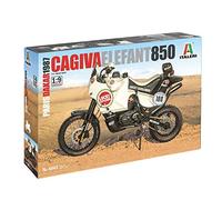 Cagiva Elephant 850 Paris - Dakar 1987 Motorbike 1:9 Plastic Model Kit Italeri