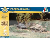 Italeri Model Kit Pz.Kpfw. III Ausf. J - 1:72 Fast Assembly - 2 Models (7507)