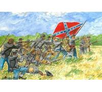 Italeri Plastic Model Kit Confederate Infantry #6178 1/72 Brown
