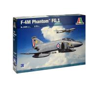 Italeri 510001434 1:72 Mc Donnell-Douglas Phantom FG.1 Model Building Kit, Standing Model Building, Crafts, Hobby, Gluing, Plastic Kit, Detailed Unpainted