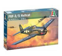 Italeri Grumman F6F-3/5 Hellcat WWII Aircraft Model Kit 1:72 91213