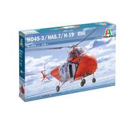 Italeri Helicopter Model Kit HO4S-3 / HAS.7 / H-19 1:72 Scale Skill 2 New Decals Edition