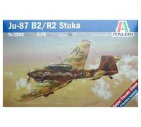 Junkers Ju-87 B2/R2 Stuka Aircraft Plastic Kit 1:72 Model Italeri