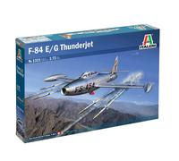 Italeri F-84 E/G Thunderjet 1:72 Military Aircraft Plastic Model Kit 1321