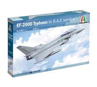 1:72 Italeri Eurofighter Typhoon Ef-2000 In R.A.F. Service Kit IT1457 Model