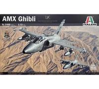 1:72 ITALERI Embraer Amx Ghibli Military Airplane 1985 Kit IT1460 Model