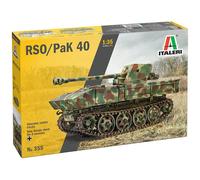 Italeri Plastic Model Kit 0355 - 1:35 RSO with 7.5 cm PAK40 - Unpainted