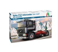 Italeri IT3957 3957 Volvo F12 Intercooler Low Roof with Accessories, 1:24 Scale,