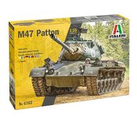 Italeri 6763 M-47 Patton, 1:35 Scale, Plastic Model Kit/Model Assembly
