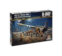 1:72 Italeri As 51 Horsa Mk.I W/Britisk Paratroopers Kit IT1356 Model