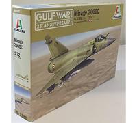 ITALERI ITA1381 MIRAGE 2000C Italy Model kit, Blue,Grey, Mittel