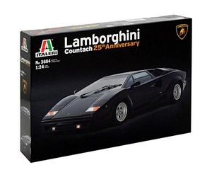 ITALERI ITA3684 Lamborghini Countries Motif Model kit, Gray,Orange,Silver,White, Mittel