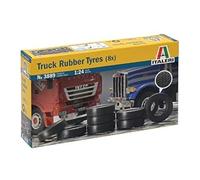 1:24 ITALERI Accessories Set 8X Rubber Tires For Truck Kit IT3889 Model