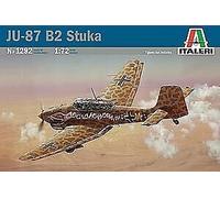 Junkers Ju-87 B2/R2 Stuka Aircraft Plastic Kit 1:72 Model Italeri