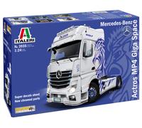 Italeri Mercedes-Benz 3935S - 1:24 M-B Actros MP4 Show GigaSpace, Building, Stan