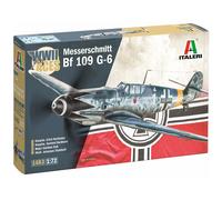 Italeri Messerschmitt Bf 109 G-6 WWII Aces 1:72 Aircraft Model Kit 1483